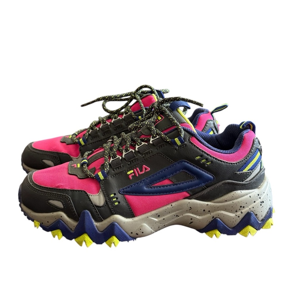 Fila Vibrant Pink and Black Sneakers